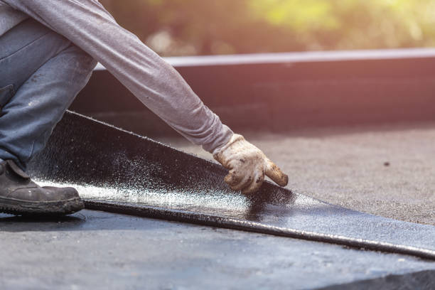 Professional Waterproofing technician working in Lizton, IN